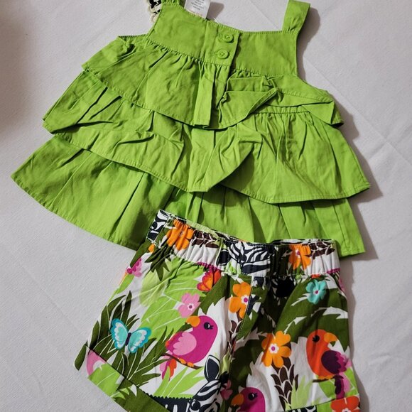 Gymboree Wild For Zebra NWT 6-12 month shorts & shirt set. Mixed Bin Z24 - Picture 2 of 3